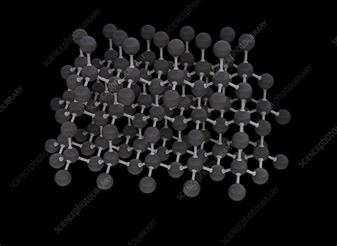 Diamond Molecular Structure Illustration Stock Image C0424526