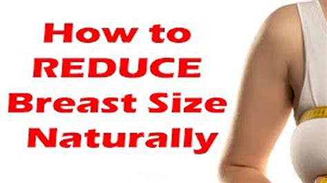 How To Reduce Breast Size Exercise At Home YouTube