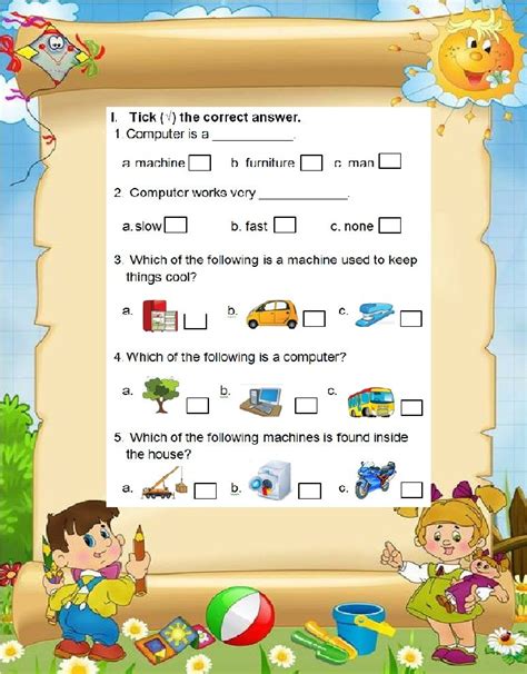 Uses Of Computer Worksheets For Grade 2 Kidsworksheetfun