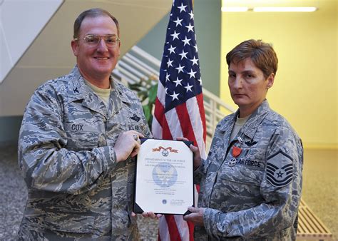 5th Mdos Airman Receives Air Force Combat Action Medal Minot Air
