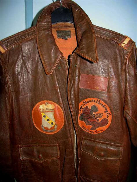 Wwii 492nd Bomb Squadron A 2 Horsehide Leather Flight Jacket