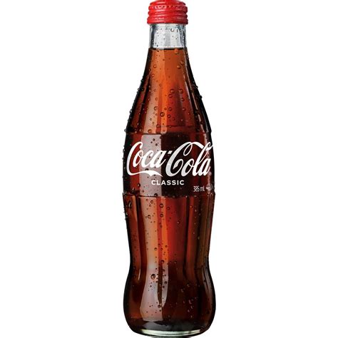 Coca Cola Classic Soft Drink Bottle 385ml Woolworths