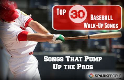 90 seconds of pure fun. 30 Walk-Up Songs from Baseball's Superstars | SparkPeople