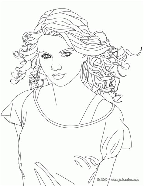 Printable Taylor Swift Coloring Pages - prntbl.concejomunicipaldechinu