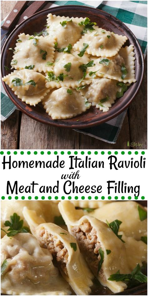 Homemade Italian Ravioli With Meat Cheese Filling Tutorial Recipe Hot Sex Picture