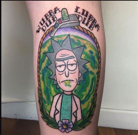 Rick And Morty Tattoo Rick Sanchez Tattoo