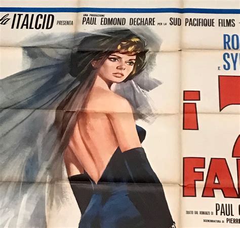 Extra Large Vintage Italian Film Poster Original 1966 “ I 7 Falsari