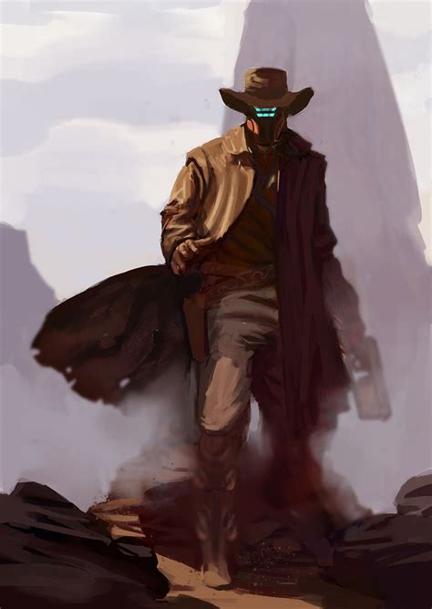 Concept Art Characters Cowboy Character Design Cowboy Art