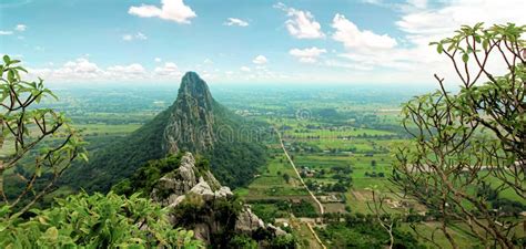 Top View Of Limestone Mountains Thailand Stock Image Image Of