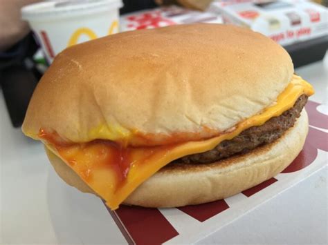 Mcdonalds Cheeseburger Price Review And Calories Uk 2019