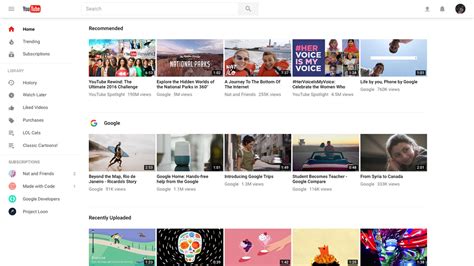 Youtube Redesigns Web Version Business Insider