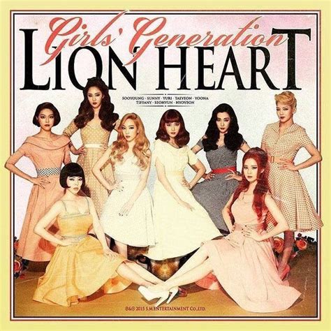 Lion Heart Snsd Album Cover Snsd 2020