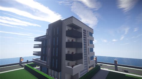 Small Modern Hotel Suites Del Mar Schematic Available Minecraft Map