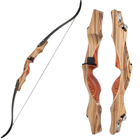 Bows 19 Ilf Archery Recurve Bow Riser Handle Wooden Takedown American