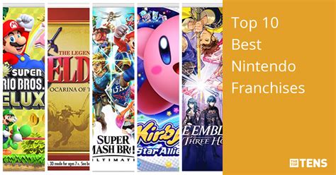 Top 10 Best Nintendo Franchises Thetoptens