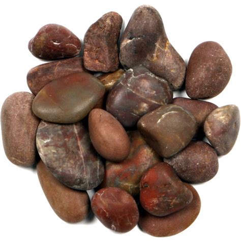 Tuscan Path 15kg 30 50mm Red Polished Pebbles
