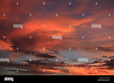 Beautiful Sky Evening Stock Photo Alamy