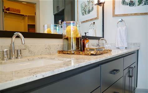 We Love These Gray Countertops With The Light Colored