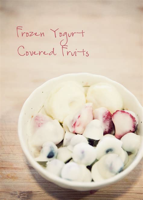 Cali Green Mama Frozen Yogurt Covered Fruits Simple Healthy Snack