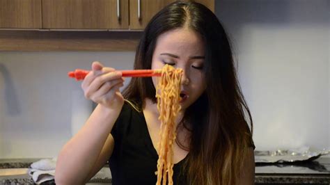 KOREAN SPICY FIRE NOODLE CHALLENGE MUKBANG YouTube