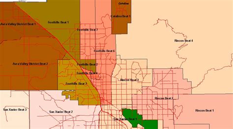 Pima County Zip Code Map Maping Resources