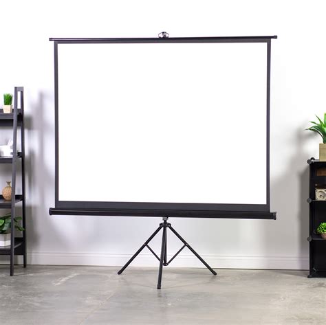 Vivo 100 Portable Projector Screen 43 Projection Pull Up Foldable