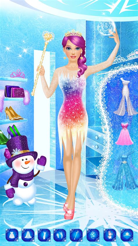 Ice Queen Salon Spa Makeup And Dress Up Princess For
