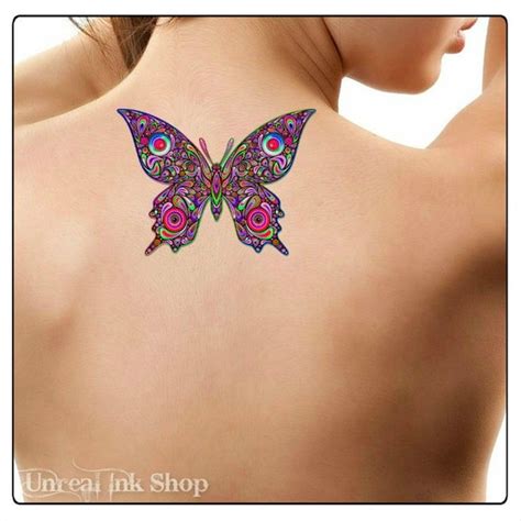 Temporary Tattoo Butterfly Waterproof Ultra Thin Realistic Etsy
