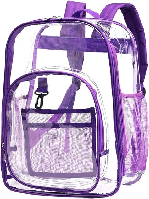 Clear Backpack Packism Heavy Duty Clear Backpack Large Transparent