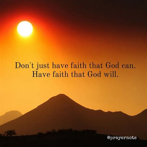Dont Just Have Faith That God Can Have Faith That God Will Jesus