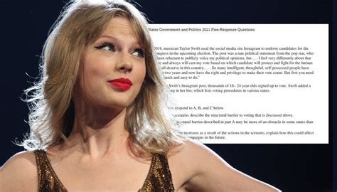 Ap Government Test Asked How A Taylor Swift Instagram Post Illustrated