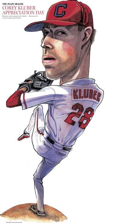 caricature from photo caricature drawing baseball art baseball players corey kluber