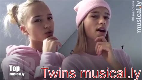 the best lisa and lena twins musical ly compilation 2016 topmusical