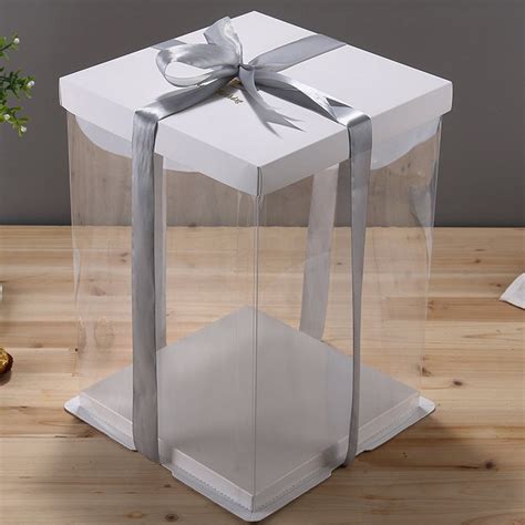 Tall Cake Boxes Clear Cake Box T Boxes Cake Boxes In Etsy Canada