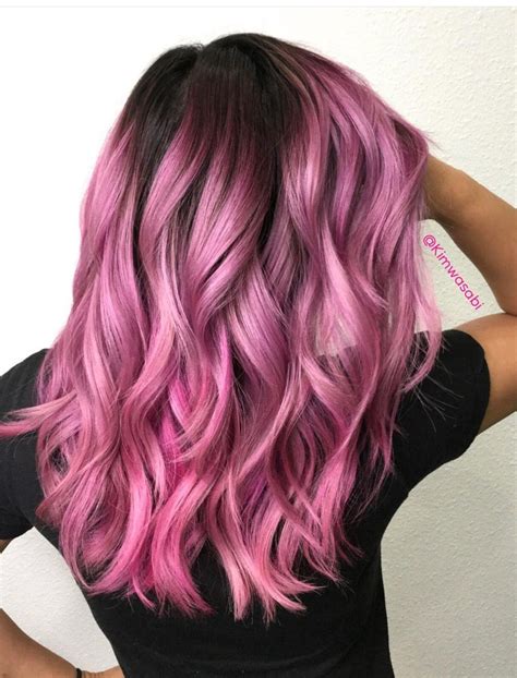 Pinterest Bellabel19 💓 Pink Hair Dye Hair Color Pink