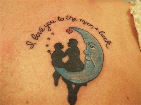 I Love You To The Moon And Back Tattoo Ideas To The Moon And Back