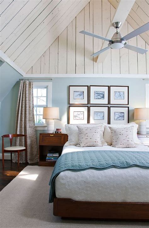 Furniture Bedrooms Lovely Blue And White Beach Cottage Bedroom