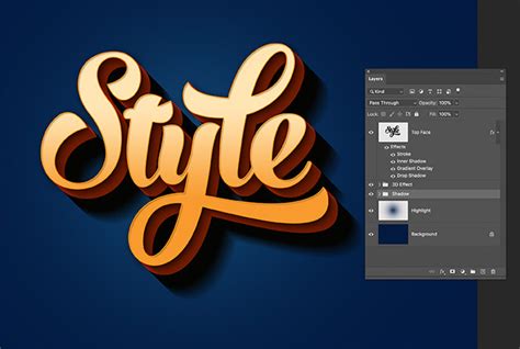 How To Create 3d Text Effects In Photoshop With The Transform Again