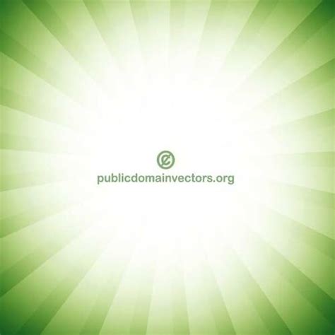 Green Radial Rays Vector Public Domain Vectors