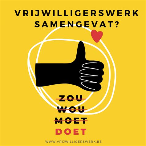 Vrijwilligerswerk Samengevat Een Vrijwilliger Die Doet Vlaams