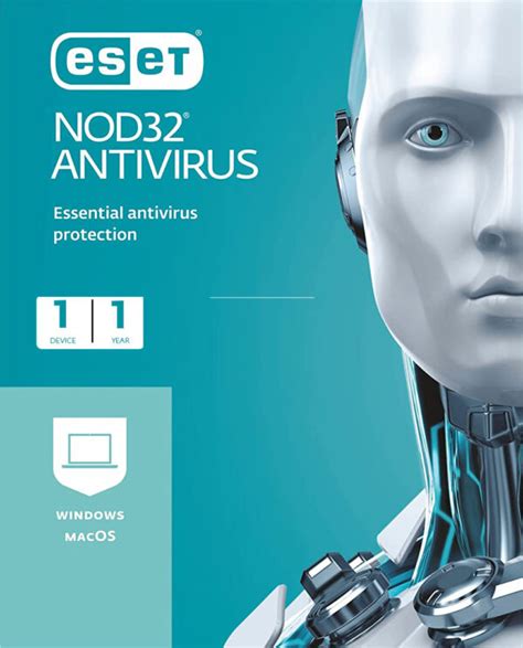Eset Nod32 Antivirus 1 Device 1 Year Windowsmacandroidios Email