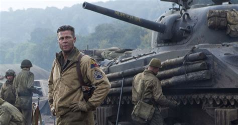 Fury Preview Has Brad Pitt Fighting An Unstoppable Tiger Tank Fury Movie Tiger Tank Brad Pitt