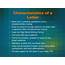 PPT  Characteristics Of A Letter PowerPoint Presentation Free