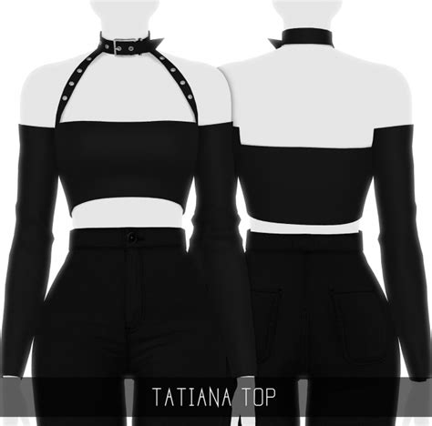 Tatiana Top At Simpliciaty Sims 4 Updates