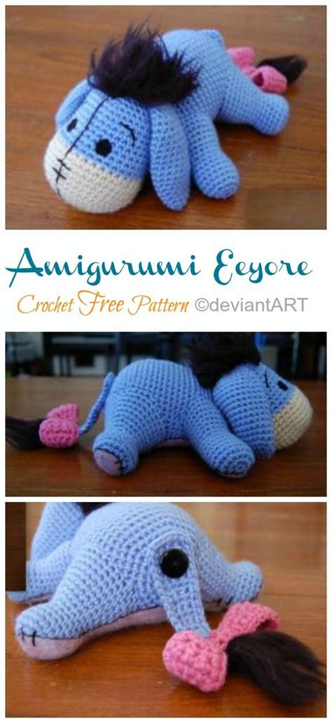 Crochet cactus coasters, free crochet pattern from sewrella. Amigurumi Eeyore Donkey Crochet Free Patterns | Disney ...