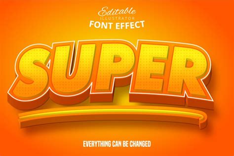 Super Text 3d Editable Font Effect 540980 Text Effects Design