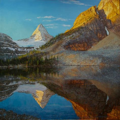 Mount Assiniboine Reflection Original Painting 48 X 48 Priced At