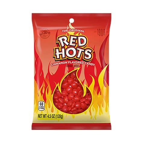 Red Hots Cinnamon Flavored Candy 45 Oz Bag