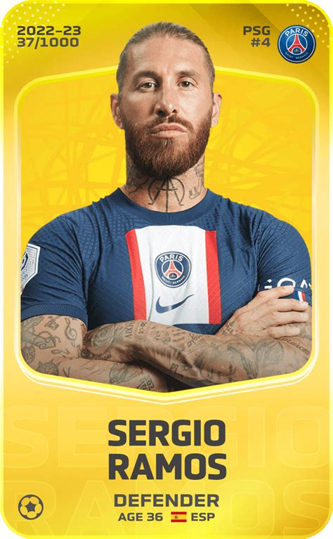 Limited Card Of Sergio Ramos 2022 23 Sorare