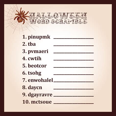 15 Best Free Printable Halloween Word Games Pdf For Free At Printablee